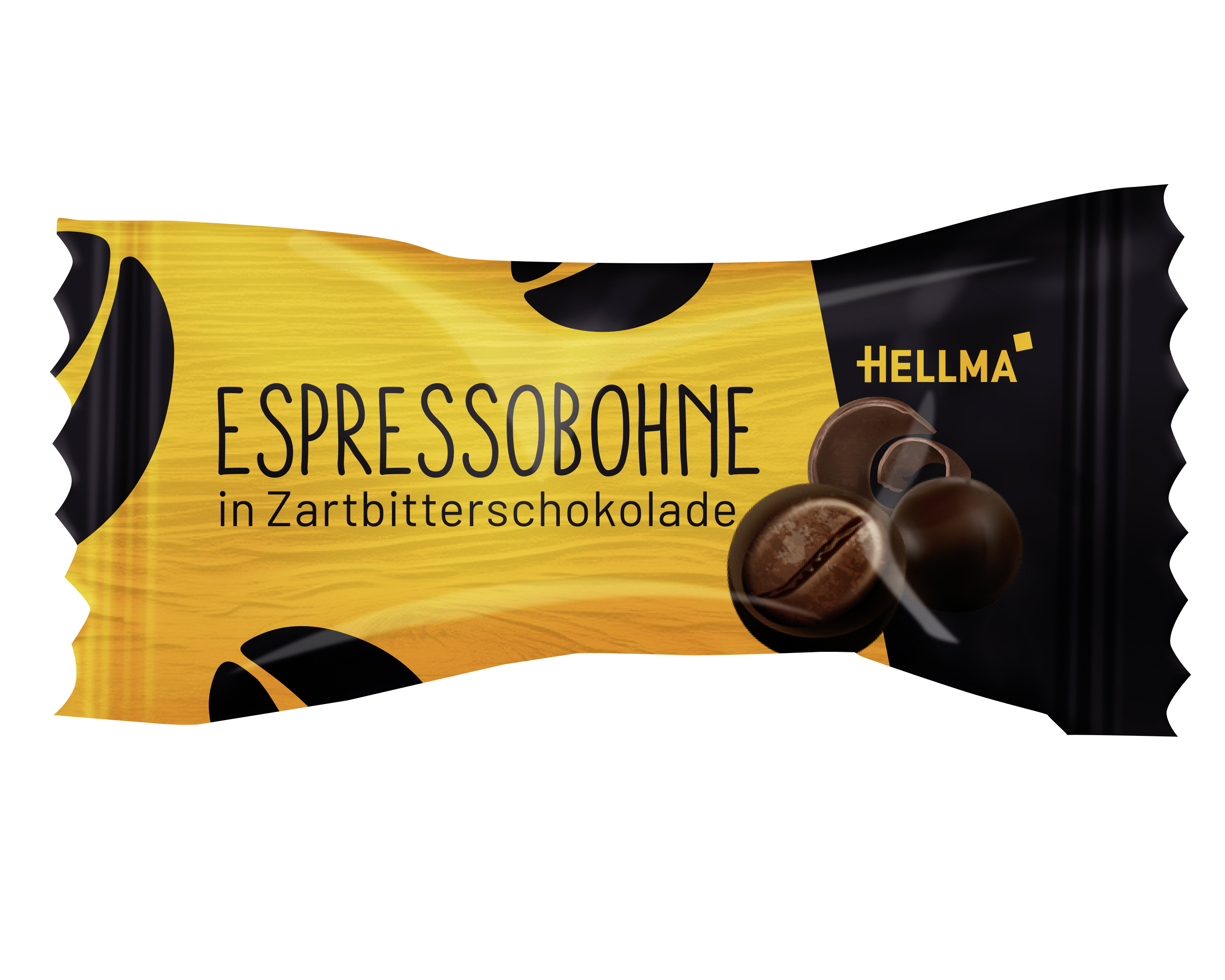 Hellma Espressobohne in Zartbitterschokolade